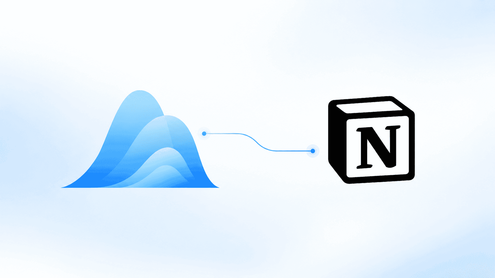 TraderWaves wave mark connected to the Notion logo